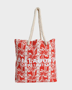BILLABONG ROW OF PALMS BE 24E654571-RPZ0 TOTE BAG (W)