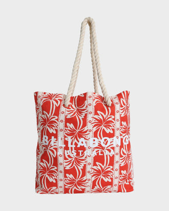 BILLABONG ROW OF PALMS BE 24E654571-RPZ0 TOTE BAG (W)