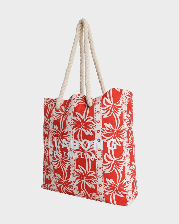 BILLABONG ROW OF PALMS BE 24E654571-RPZ0 TOTE BAG (W)