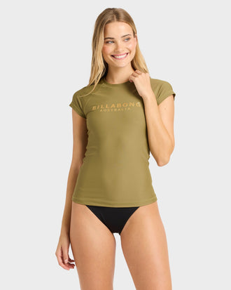 BILLABONG SOCIETY FOIL 24O013572-DOL RASH GUARD SHORT SLEEVE (W)