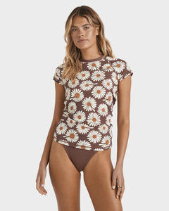 BILLABONG WAHINE SS 24O013573-ESP RASH GUARD SHORT SLEEVE (W)