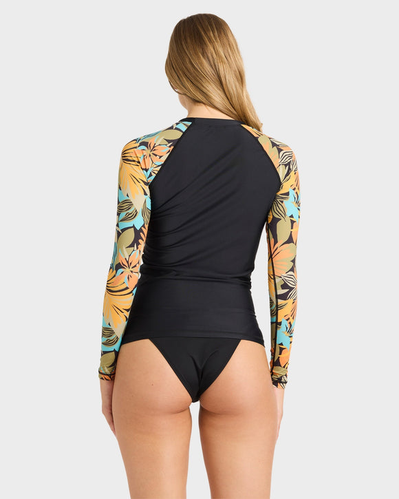 BILLABONG DES TROPIQUES 24O031673-BLM1 RASH GUARD LONG SLEEVE (W)
