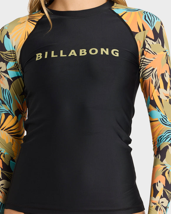 BILLABONG DES TROPIQUES 24O031673-BLM1 RASH GUARD LONG SLEEVE (W)