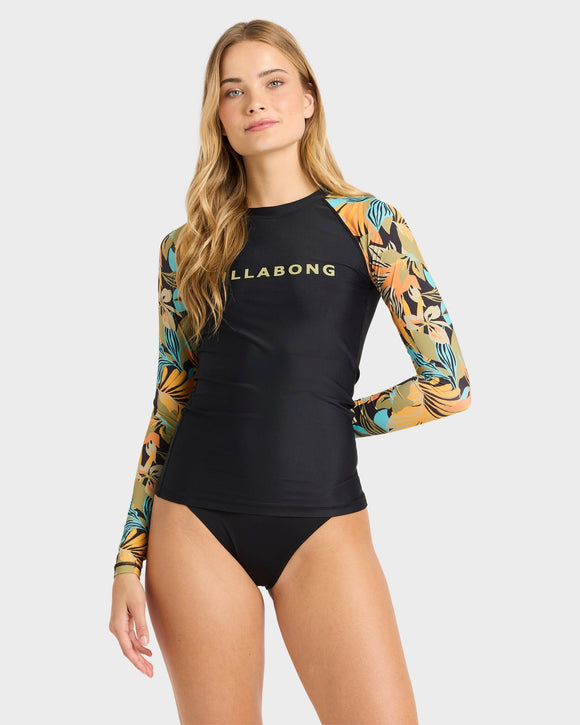 BILLABONG DES TROPIQUES 24O031673-BLM1 RASH GUARD LONG SLEEVE (W)