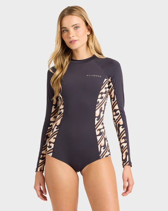 BILLABONG DARK WAVE 24O031674-BPB RASH GUARD LONG SLEEVE (W)
