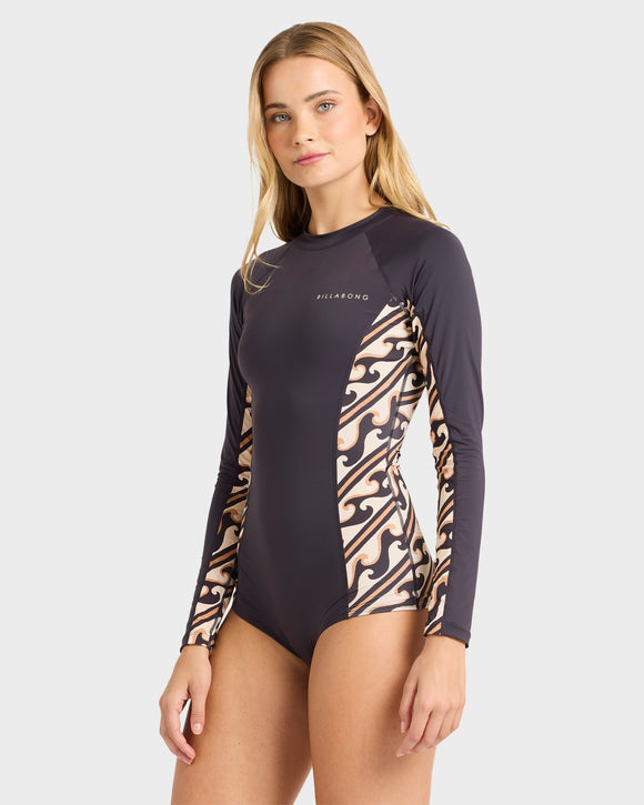 BILLABONG DARK WAVE 24O031674-BPB RASH GUARD LONG SLEEVE (W)