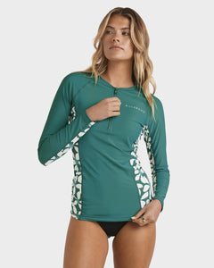 BILLABONG REEK BREAK LS 24O033570-EVG RASH GUARD LONG SLEEVE (W)