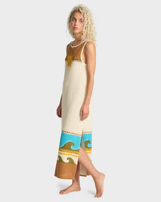 BILLABONG SOLAR BABE MIDI 24O601608-CFF DRESS FULL LENGHT(W)