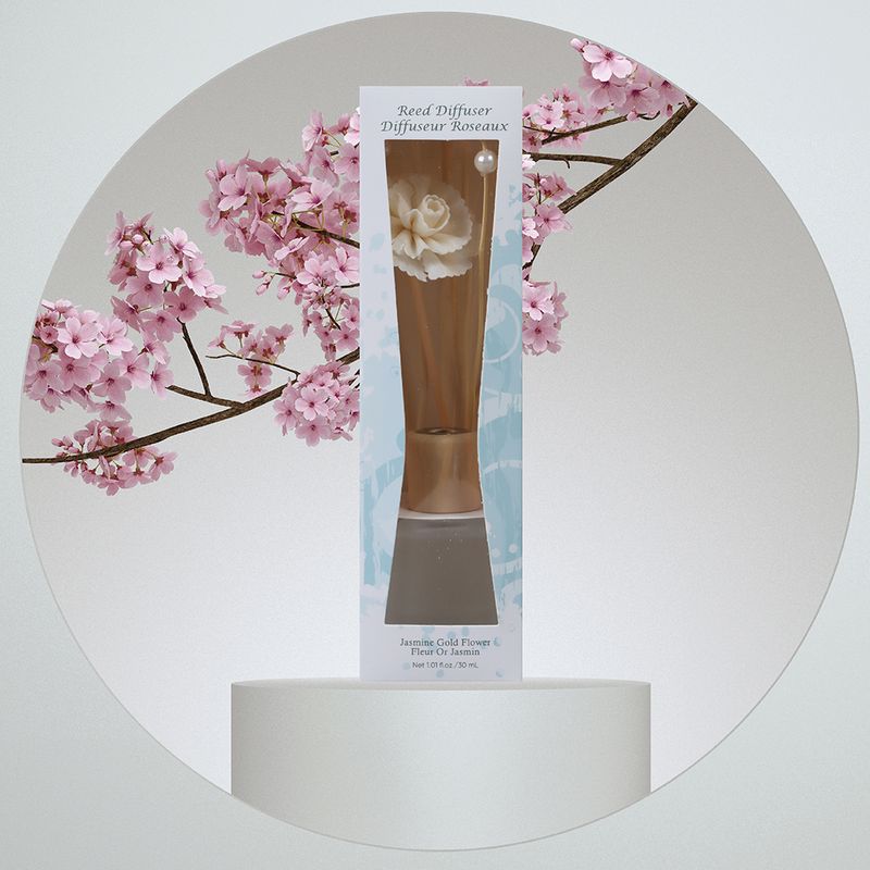 MINISO BLOSSOM SERIES REED DIFFUSER (JASMINE GOLD FLOWER) 2013136212108 SCENT DIFFUSER