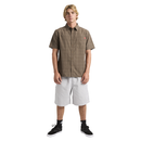 QUIKSILVER TESTAMENT 25A044570-MBR SHIRT SHORT SLEEVE (M)-3