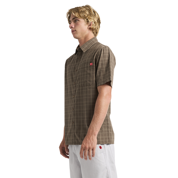 QUIKSILVER TESTAMENT 25A044570-MBR SHIRT SHORT SLEEVE (M)