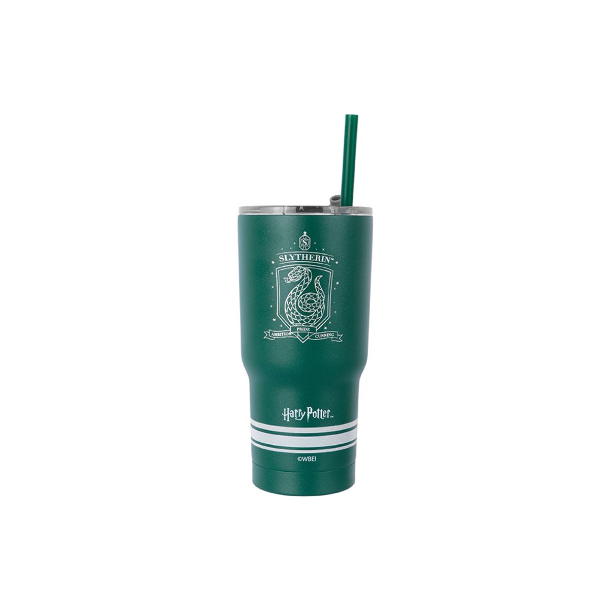 MINISO HARRY POTTER STEEL TUMBLER WITH CHARM AND STRAW (580ML, GREEN) 2017941812102 STEEL CUP