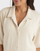 ROXY ALWAYS SUNNY 26B013570-TEC0 SHIRT SHORT SLEEVE (W)-5