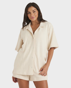 ROXY ALWAYS SUNNY 26B013570-TEC0 SHIRT SHORT SLEEVE (W)