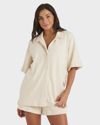 ROXY ALWAYS SUNNY 26B013570-TEC0 SHIRT SHORT SLEEVE (W)