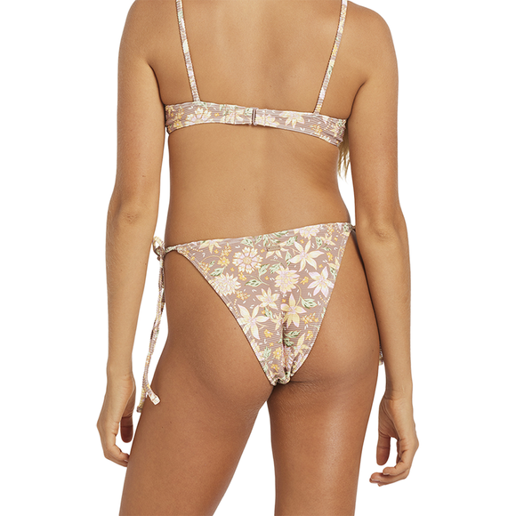 ROXY GARLAND CHEEKY 26O214570-NUT BIKINI BRIEF (W)