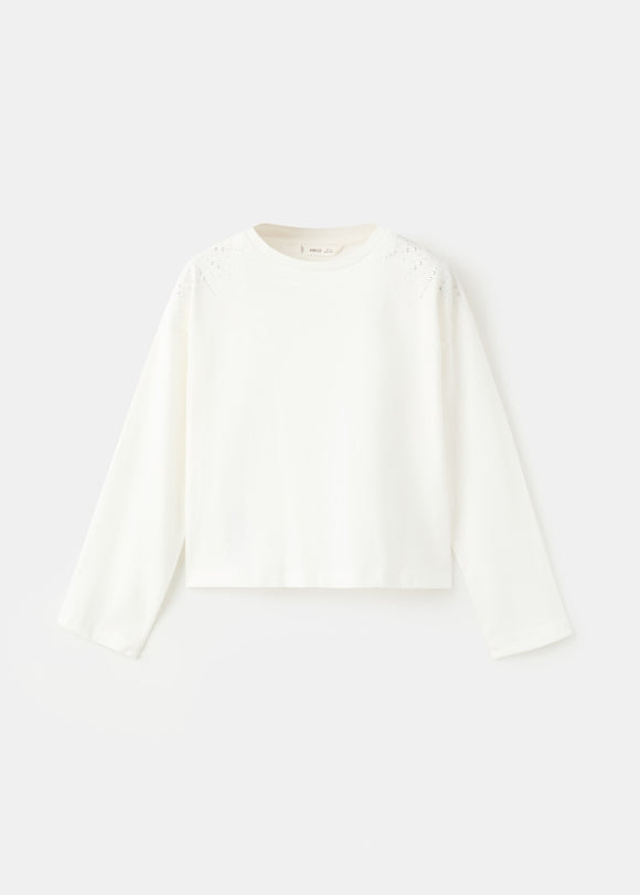 MANGO PERLI 27001323-02 MANGO KIDS GIRL T-SHIRT LONG SLEEVE