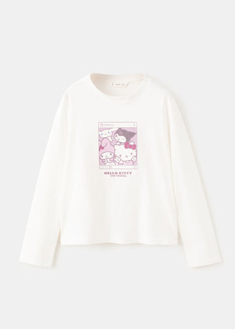 MANGO HKSELFIE 27001325-02 MANGO KIDS GIRL T-SHIRT LONG SLEEVE
