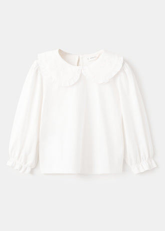 MANGO COLLAR 27001338-02 MANGO KIDS BABY GIRL T-SHIRT LONG SLEEVE