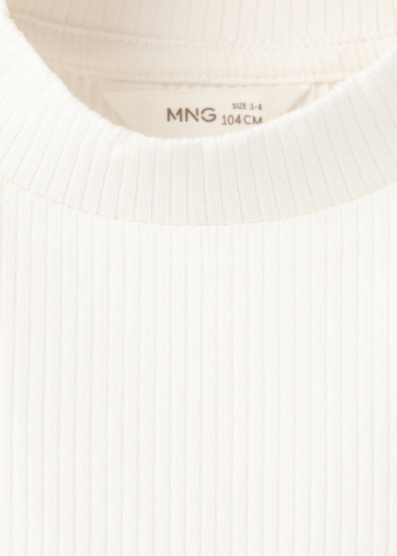 MANGO TURBORIB 27001341-02 MANGO KIDS GIRL T-SHIRT LONG SLEEVE