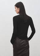 MANGO SECONDCA 27001344-99 MANGO WOMEN T-SHIRT LONG SLEEVE-3