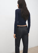 MANGO SECONDPE 27001347-56 MANGO WOMEN T-SHIRT LONG SLEEVE-3