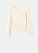 MANGO ANI 27001353-10 MANGO WOMEN T-SHIRT LONG SLEEVE-5