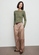 MANGO ANI 27001353-37 MANGO WOMEN T-SHIRT LONG SLEEVE-1