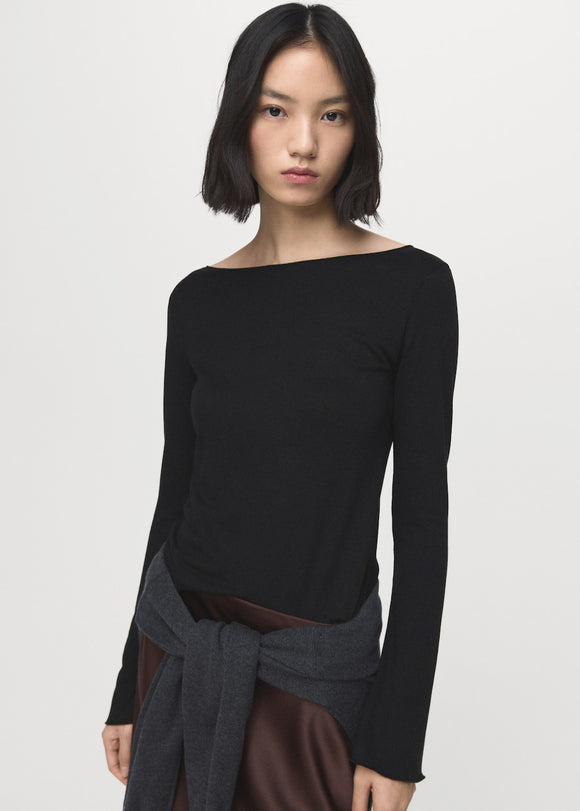 MANGO ANI 27001353-99 MANGO WOMEN T-SHIRT LONG SLEEVE