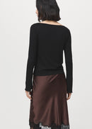 MANGO ANI 27001353-99 MANGO WOMEN T-SHIRT LONG SLEEVE-3