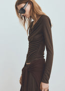 MANGO ODETTE 27001354-30 MANGO WOMEN T-SHIRT LONG SLEEVE-2