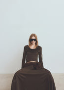 MANGO ODETTE 27001354-30 MANGO WOMEN T-SHIRT LONG SLEEVE-5