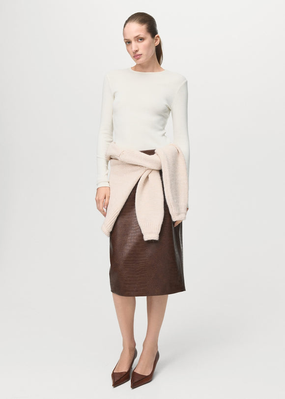 MANGO LILOCA 27001355-02 MANGO WOMEN T-SHIRT LONG SLEEVE