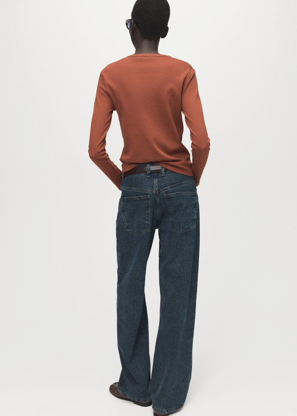 MANGO NISA 27001357-79 MANGO WOMEN T-SHIRT LONG SLEEVE