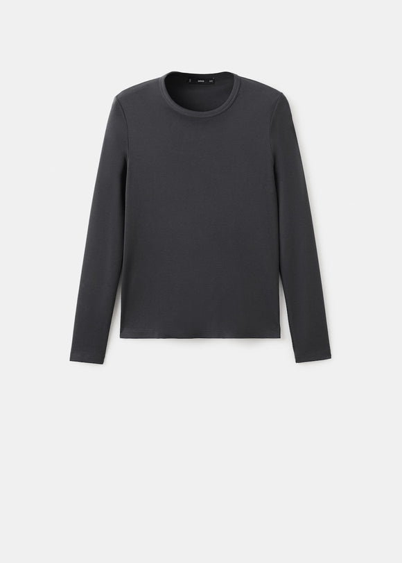 MANGO NISA 27001357-95 MANGO WOMEN T-SHIRT LONG SLEEVE