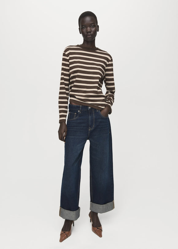 MANGO RILI 27001358-30 MANGO WOMEN T-SHIRT LONG SLEEVE