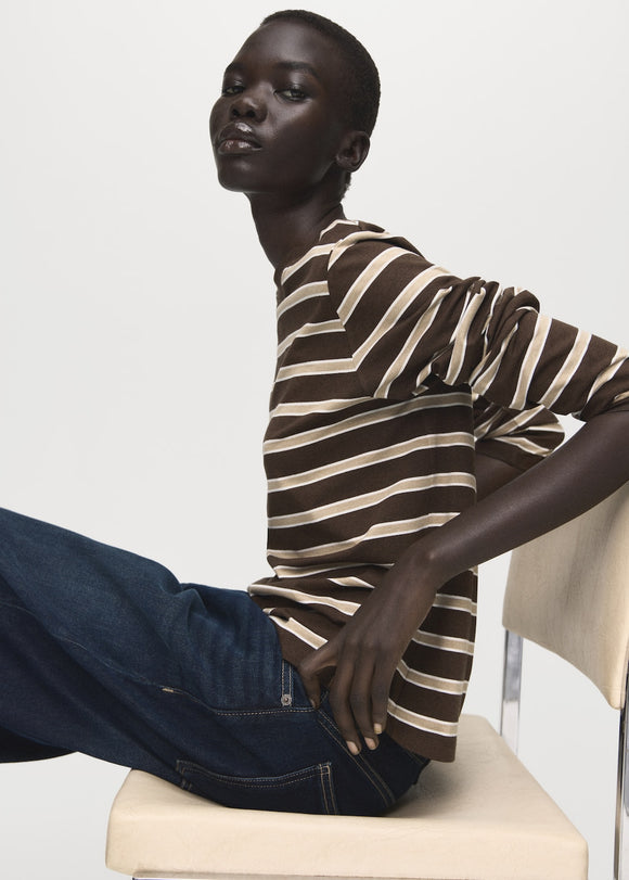 MANGO RILI 27001358-30 MANGO WOMEN T-SHIRT LONG SLEEVE