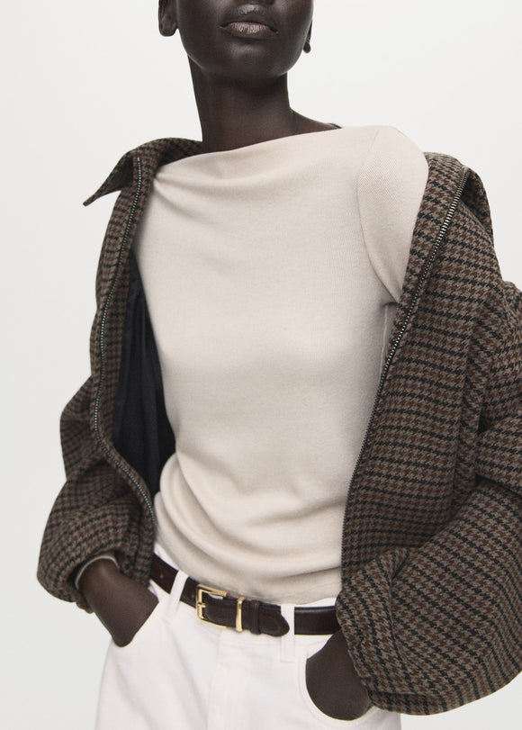 MANGO LILOBAR 27001360-07 MANGO WOMEN T-SHIRT LONG SLEEVE