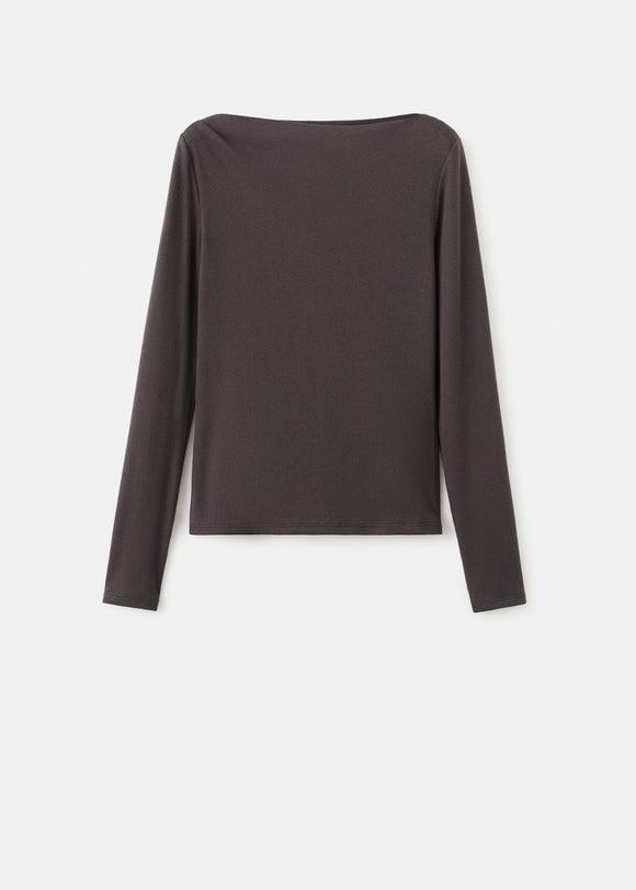 MANGO LILOBAR 27001360-32 MANGO WOMEN T-SHIRT LONG SLEEVE