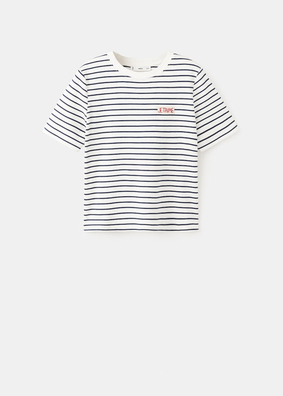 MANGO JULIANE-H 27002543-56 MANGO WOMEN T-SHIRT SHORT SLEEVE