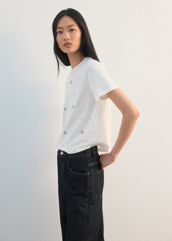 MANGO MEGHAN-H 27002546-01 MANGO WOMEN T-SHIRT SHORT SLEEVE