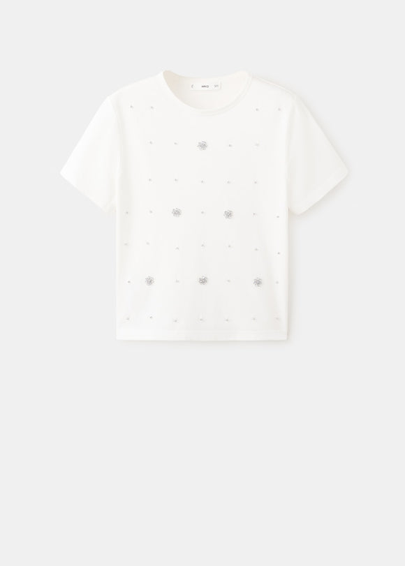 MANGO MEGHAN-H 27002546-01 MANGO WOMEN T-SHIRT SHORT SLEEVE