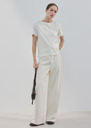 MANGO MILLY-H 27002547-02 MANGO WOMEN T-SHIRT SHORT SLEEVE-1