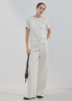 MANGO MILLY-H 27002547-02 MANGO WOMEN T-SHIRT SHORT SLEEVE