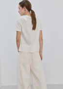 MANGO MILLY-H 27002547-02 MANGO WOMEN T-SHIRT SHORT SLEEVE-3