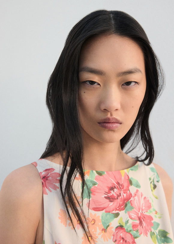 MANGO NICOLE-H 27002553-02 MANGO WOMEN DRESS FULL LENGTH