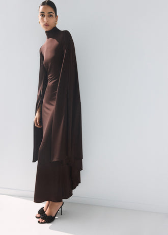 MANGO BIRD-A 27004096-32 MANGO WOMEN DRESS FULL LENGTH