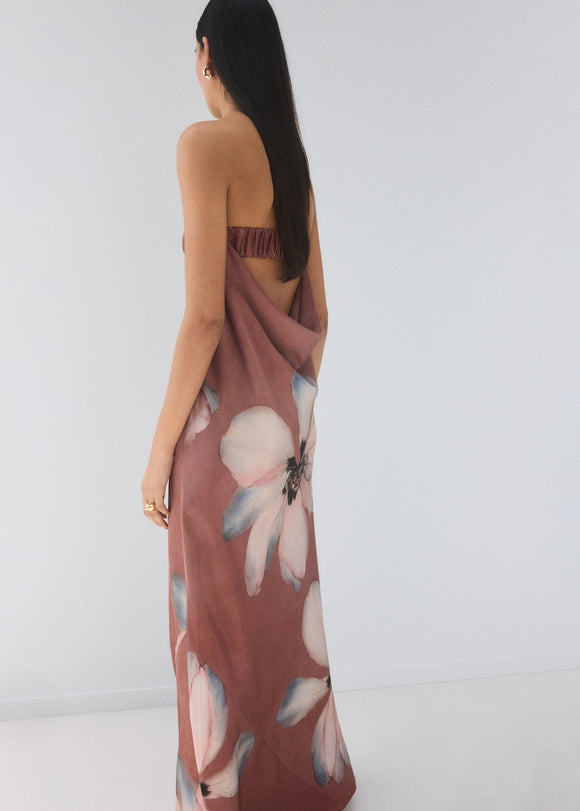 MANGO BLOOM-A 27004101-81 MANGO WOMEN DRESS FULL LENGTH