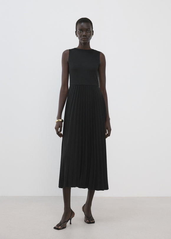 MANGO CALDERA-A 27004102-99 MANGO WOMEN DRESS FULL LENGTH