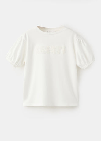 MANGO CREATE 27004420-02 MANGO KIDS GIRL T-SHIRT SHORT SLEEVE